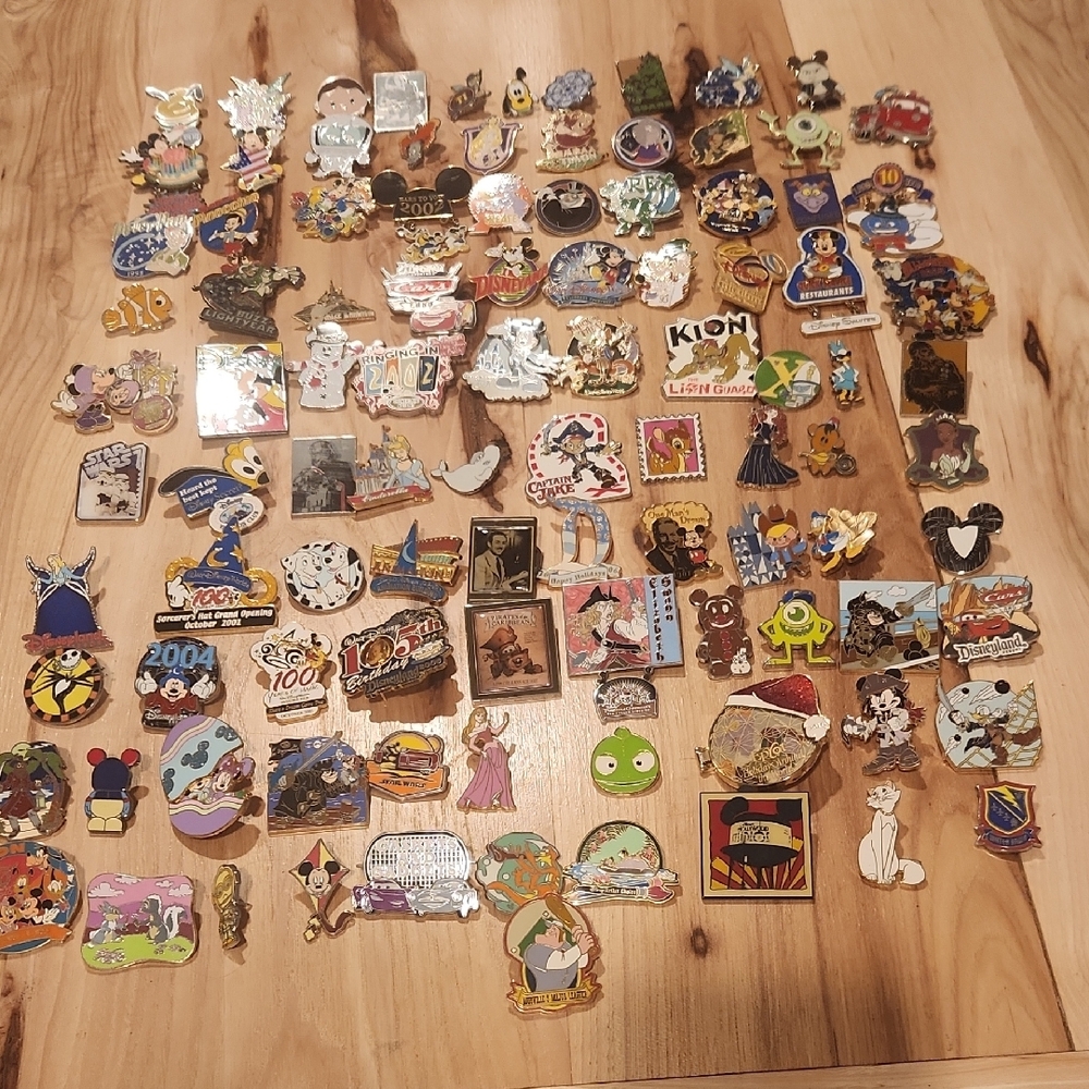Colorful Collectible Pin Set
